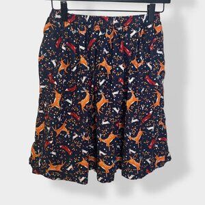 Lands End Animal Print Girls Skirt‎